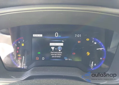 2021 Toyota Corolla Hybrid Le из США, поврежденный, VIN JTDEAMDE1MJ022881